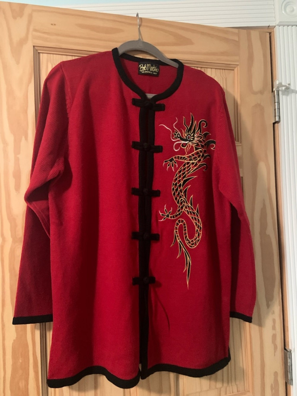 Bob Mackie Wearable Art Dragon Sweater